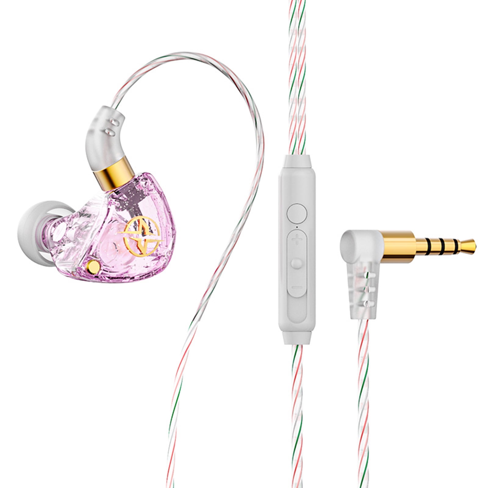 Mistaha X6 Headphone Earphones Sports Earbuds 3.5mm 1.2m Wired Headphone Around-Ear Earphones Noise Isolating Earphones