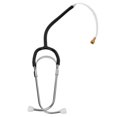 thumbnail image 3 of Stethoscope, High Conductivity Hearing Aid Stethoscope Lightweight Metal Anti Slip  For Noise Detection Black, 3 of 8