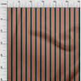 thumbnail image 2 of oneOone Velvet Dark Peach Fabric Striped Sewing Craft Projects Fabric Prints By Yard 58 Inch Wide, 2 of 5