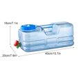 thumbnail image 3 of Redempat PP Portable Water Bucket For Camping Hiking And Other Outdoor Adventures Water Tank Container 10L 1Set, 3 of 6