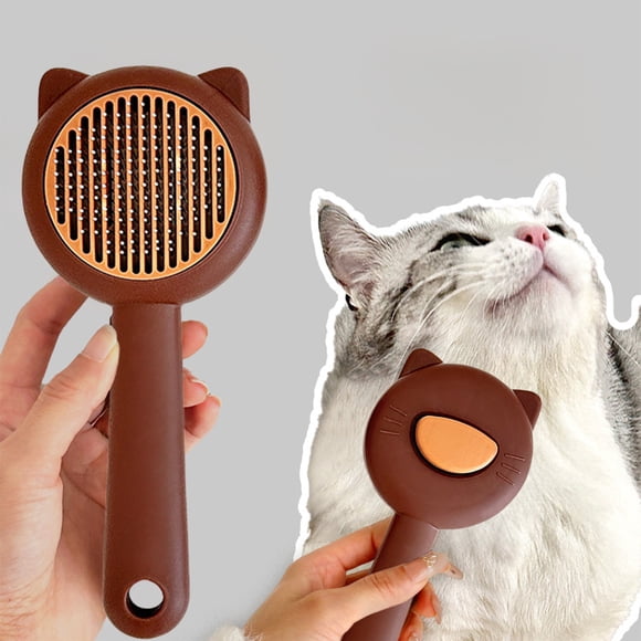 Dvkptbk Plastics Pets Brush Pet Comb Suitable for Dogs and Cats Detangling and Hair Removal Comb Hair Removal Selfs Cleaning Needle Comb Other Household Tools Household Tools