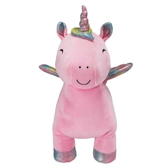 Kid Connection 15 po H en Peluche Licorne Rose Volante