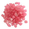 thumbnail image 1 of 100pcs Fish Tank Fluorescent Pebble Garden Parterre Decor Glow Stone Green, 1 of 9