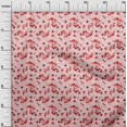 thumbnail image 3 of oneOone Cotton Cambric Red Fabric Abstract Floral Sewing Craft Projects Fabric Prints By Yard 56 Inch Wide, 3 of 4