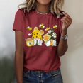 thumbnail image 1 of Pxiakgy T-Shirt Classique en Coton à Manches Courtes Col Rond Imprimé Amusant pour Festival Taille:S-2TG, 1 of 4