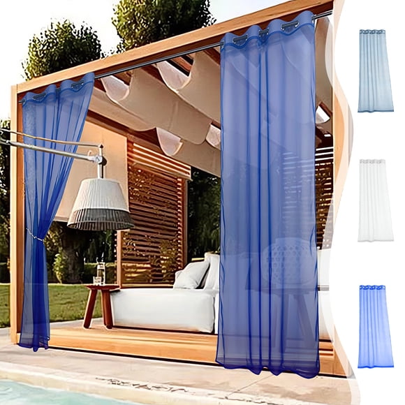 Sales Today Clearance! Waterproof Window Screen Curtain - Outdoor Transparent Terrace Pavilion Curtain, Patio Screen for Outdoor Privacy, Waterproof Outdoor Curtain for Balcony Use