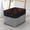 Grey, variant on Large Fabric Storage Basket | 14.96x11.02x9.45in Collapsible Organizer Bin for Clothes, Toys, & Linens | Gray, Blue, Green, Brown