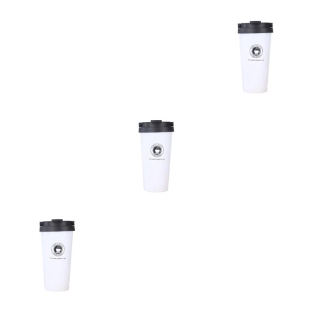 kurtrusly Reusable Thermal Cup Eco-Conscious Choice For Better Tomorrow Convenient white 500ml 3Set