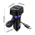 thumbnail image 3 of TIMIFIS Mobile Charging Car Charger USB Super Fast Charging Car Charging Cable Other Exterior Accessories, 3 of 9