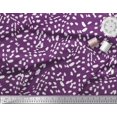 thumbnail image 3 of Soimoi Purple Poly Georgette Fabric Cow Animal Skin Print Fabric by Yard 52 Inch Wide, 3 of 3