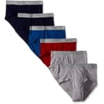 thumbnail image 1 of Fruit of the Loom Men`s 6-Pack Assorted Fashion Briefs, XL, Assorted, 1 of 6