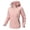 Pink, variant on Amzcrzy Jackets for Women Women Solid Color Fall and Winter Hoodies Loose Outdoor Sports Jacket Coat Womens Long Sleeve Tops Womens Jacket Women's Clothing Womens Tops