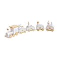 thumbnail image 1 of Christmas Ornaments Set Wooden Christmas Train Decorations Wooden Train Set, 1 of 8