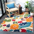 thumbnail image 1 of Safavieh Cabana Garnet Floral Outdoor Area Rug, 1 of 8