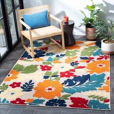 Safavieh Cabana Garnet Tapis Floral Extérieur