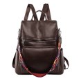 thumbnail image 1 of TIEVOSA Women's Korean Fashion Backpack Large Capacity Soft Leather Travel Backpack, 1 of 8
