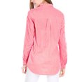 thumbnail image 3 of INSPIRE CHIC Women's Button Down Roll-up Long Sleeves Lapel Collar Shirts S Red, 3 of 7