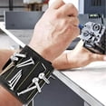thumbnail image 3 of TFixol Bracelet Magnétique Robuste pour Projets de Menuiserie et de Bricolage, Conception à Aimants à Rangées Multiples pour la Collecte de Clous et de Vis, Construction en Polyester Durable, Offert en Plusieurs Couleurs, 3 of 6