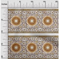 thumbnail image 1 of oneOone Cotton Poplin Fabric Leaves & Floral Block Decor Fabric Printed BTY 42 Inch Wide, 1 of 4