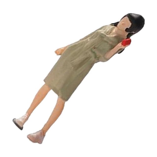 Character Model Dioramas People Figure Figures Collectible 1/64 Scale Layout for Sand Table Micro Landscape