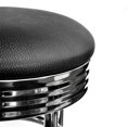 thumbnail image 2 of Trinity TWE-11012 Chrome Swivel Barstool 2-Pack Bar stool Black, 2 of 7