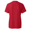 thumbnail image 5 of JIRNDf T-Shirt pour Femmes Hauts d'Été Tendance Rose Imprimé Manches Courtes Col Rond Mignon T-Shirts Graphiques pour Femmes Chemises Rouge TG, 5 of 5