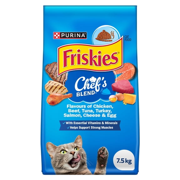 Friskies Mélange du Chef, Nourriture Sèche pour Chats 7.5kg