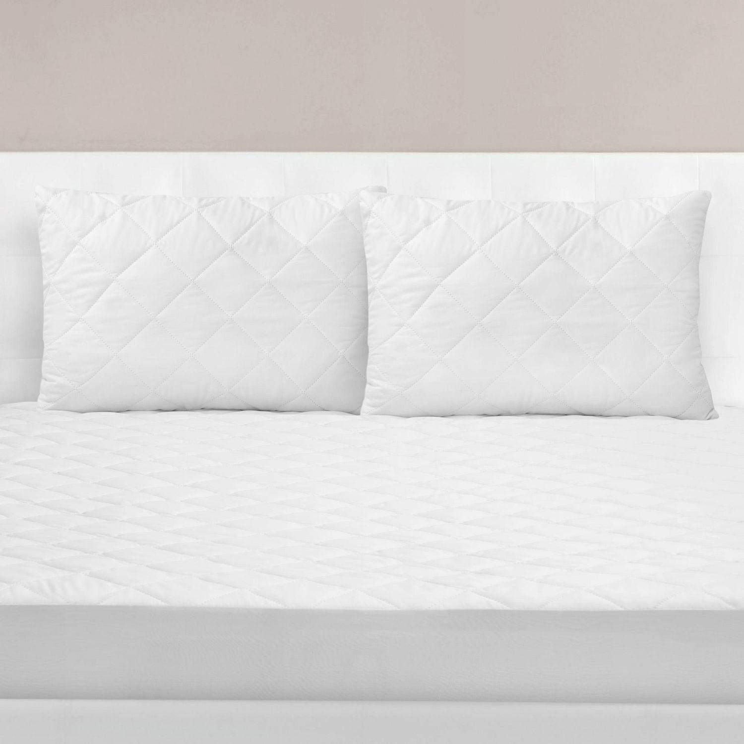 Safdie & Co. Protège-Oreiller 2PK Imperméable Q Blanc