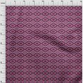 thumbnail image 2 of oneOone Viscose Chiffon Fabric Aztec Flame Stitch_Printed Fabric 1 Yard 42 Inch Wide, 2 of 3