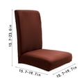 thumbnail image 3 of Meitianfacai Dining Chair Covers, Chair Covers for Dining Room Stretch Chair Covers Chair Slipcover for Dining Room Kitchen Chair Protector Cover, Removable, Washable,15.7-19.7 in, 3 of 3