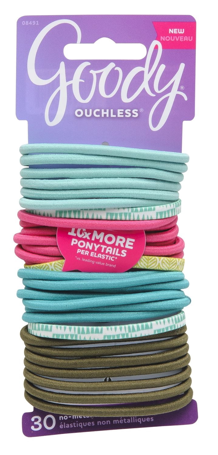 Goody Ouchless 4mm Elastics Tropicana Ponytails