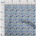 thumbnail image 2 of oneOone Silk Tabby Royal Blue Fabric African Craft Projects Decor Fabric Printed By The Yard 42 Inch Wide, 2 of 4