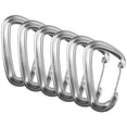 thumbnail image 1 of 6 Pcs Mousquetons 12 Kn Mousquetons Robustes pour Hamacs Camping Randonnée Backpacking, 1 of 7