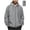 Grey, variant on Ohufall Mens Waterproof Rain Hooded Jackets Comfy Plus Size Hoodies Raincoats with Pockets Lightweight Long Sleeve Zipper Jackets with Storage Bags
