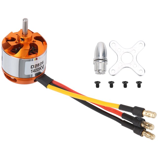 YLSHRF D2826 Brushless Motor, Brushless Motor Metal Easy To Replace For Drone For Rc Fixed‑wing Airplane For RC Airplane For RC