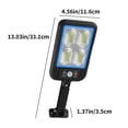 thumbnail image 3 of Boovnll Solar Wall Lights Black ABS Outdoor Waterproof LED Motion Sensor Remote, 3 of 9