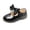 Black, variant on Infant Baby Girls Dress Shoes, Toddler Girls Soft Sole Bowknot Flower Shoes Non Slip Princess Wedding Dress Uniform Sneakers Shoes White 2.5-3T