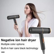 Household Hair Dryer with 800W High-Power Blue Light Negative Ion Hair Care Blow Dryer Women Men Hair Dryer for & Quick Drying Hair (US Plug)