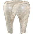 thumbnail image 2 of Meridian Furniture Moxie Travertine Concrete Indoor / Outdoor End Table, 2 of 7