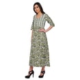 thumbnail image 2 of Moomaya Kurta Imprimé Tunique Longue Hauts Femmes Tenue d'Été Kurti pour Femmes, 2 of 5