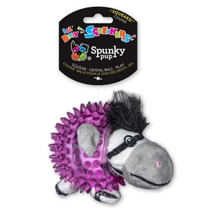 Lil' Bitty Squeakers Zebra Dog Toy