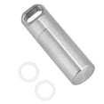 thumbnail image 4 of Pill Keychain, Waterproof Stainless Steel Pill Case Camping Pill Container Keychain Pill Holder Organizer for Outdoor Camping, 4 of 7