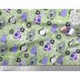 thumbnail image 3 of Soimoi Rayon Crepe Fabric Spiral,Floral & Cat Cartoon Decor Fabric Printed Yard 46 Inch Wide, 3 of 3