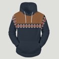 thumbnail image 5 of PMUYBHF Chandail pour Homme Hommes Drôle Hommes Hiver Printemps Décontracté Col Rond Manches Longues Chandail à Capuche Imprimé 3D Haut Blouse Chandail Hommes Drôle, 5 of 5