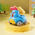 thumbnail image 1 of Feltree Animal Inertia Engineering Toy Car with Chicken Design, Movable Vehicle for Kids Pretend Play and Learning, 1 of 8