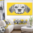 thumbnail image 1 of Funny Beagle Dog with Collar - Animal Canvas Art Print, 1 of 3