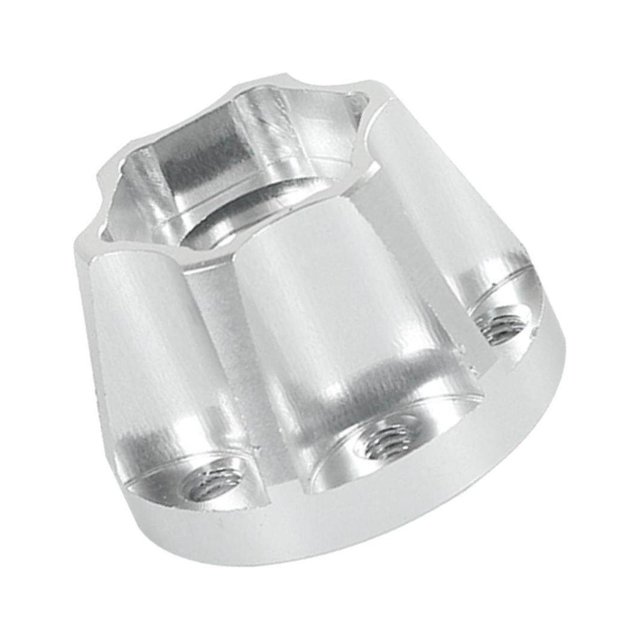 4PCS Wheel Hex Hubs for RC extension adapter wheel 1:10 Crawler 1.9" 2.2" Wheel Rims 15mm Silver