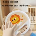 thumbnail image 3 of QJUHUNG Lion Hand-Clapping Rattle Drum for Baby‘s Music & Grip Development - Ideal Gift for Holidays, 3 of 5