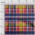 thumbnail image 2 of oneOone Polyester Lycra Red Fabric Madras Check Craft Projects Decor Fabric Printed By The Yard 56 Inch Wide, 2 of 3