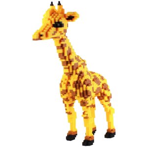 DIY Mini Building Blocks, Giraffe 3D Model, Building Small Blocks Children'S Toys